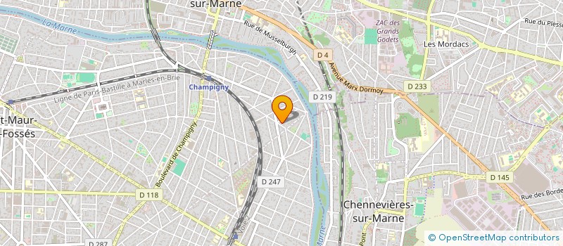 localisation de l'entreprise M&H à SAINT-MAUR-DES-FOSSES