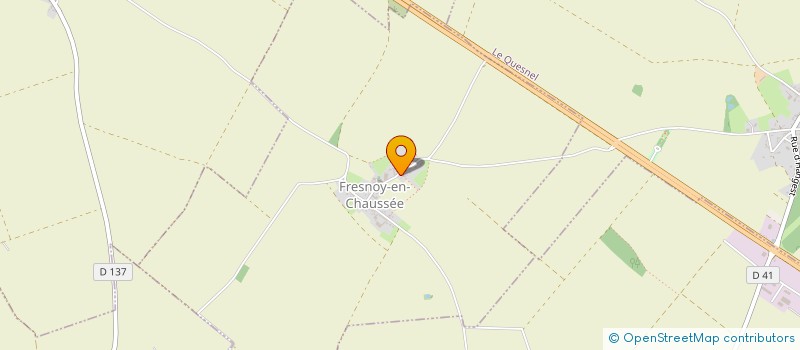 localisation de l'entreprise M H  FRESNOY-EN-CHAUSSEE