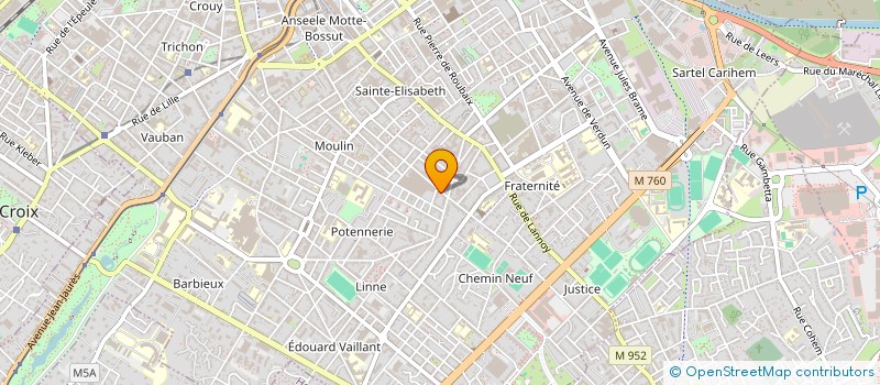 localisation de l'entreprise M.H.A.D.  ROUBAIX