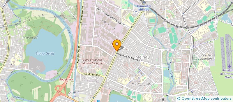 localisation de l'entreprise M.H.A. DISTRIBUTION à STRASBOURG
