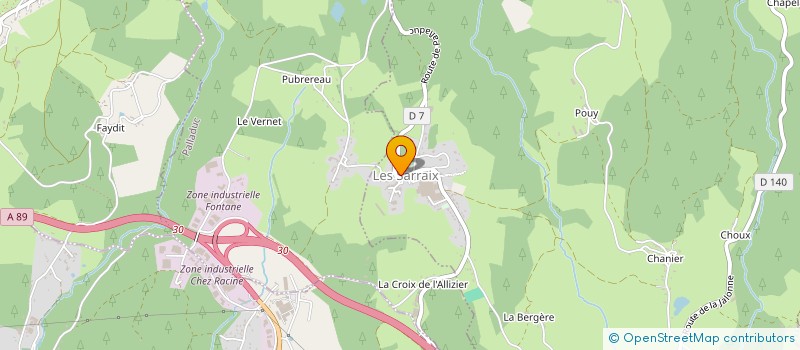 localisation de l'entreprise M-H-C  CELLES-SUR-DUROLLE