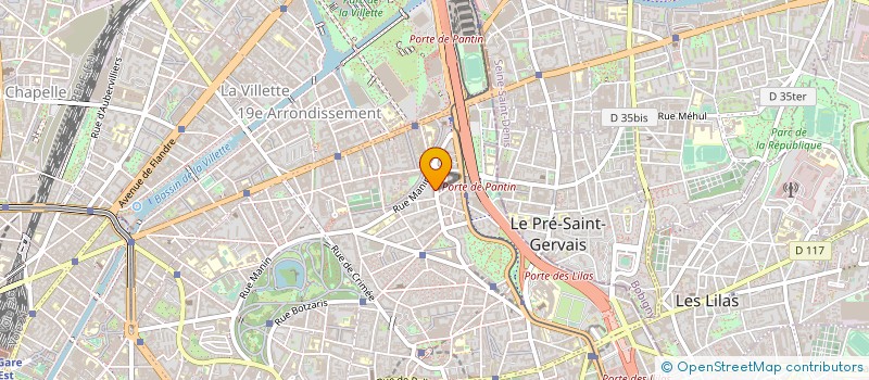 localisation de l'entreprise M H CLIMATISATION  PARIS