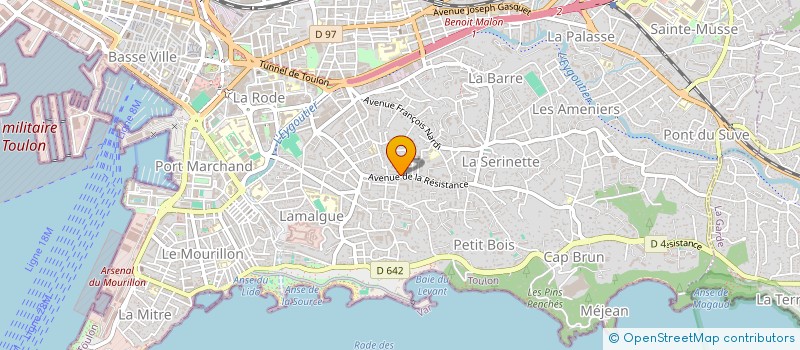 localisation de l'entreprise M&H COACHING  TOULON