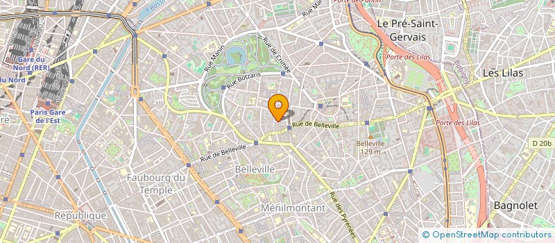 localisation de l'entreprise M + H COMMUNICATION  PARIS