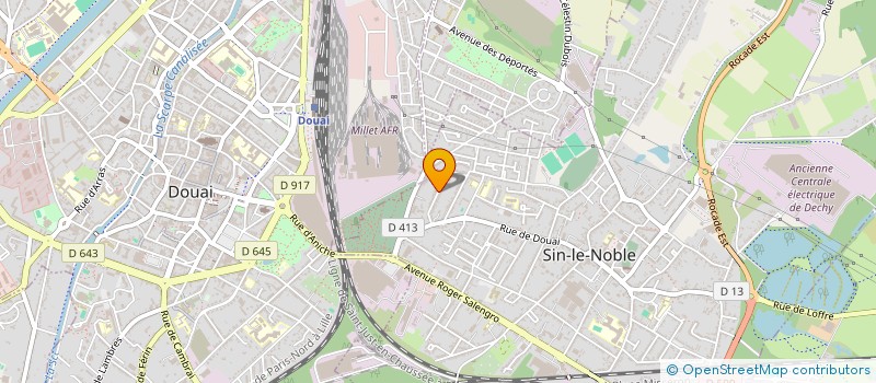 localisation de l'entreprise M&H CONSEILS à SIN-LE-NOBLE