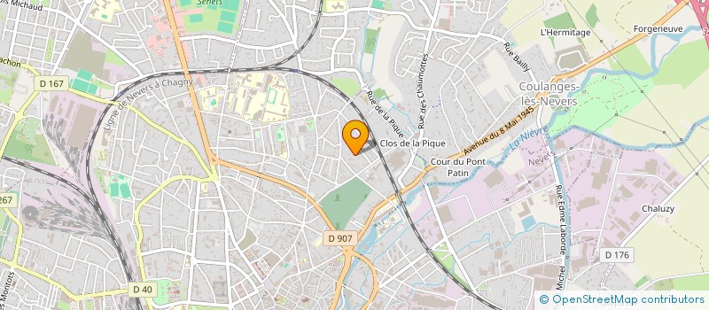 localisation de l'entreprise M.H.CONSEILS ET PATRIMOINE à NEVERS