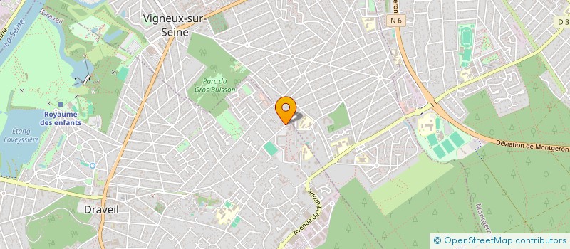 localisation de l'entreprise M&H CONSULTING à DRAVEIL