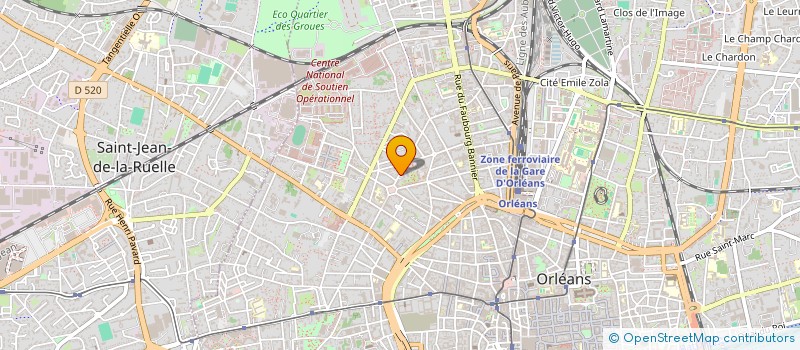 localisation de l'entreprise M H D AGIR + à ORLEANS