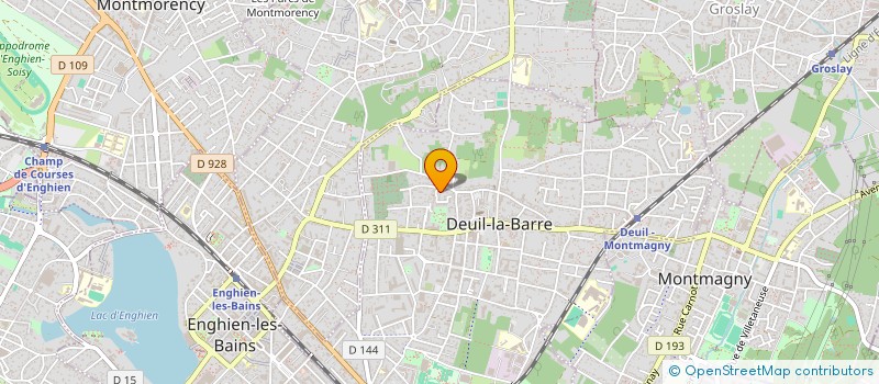 localisation de l'entreprise M.H DRIVE  DEUIL-LA-BARRE