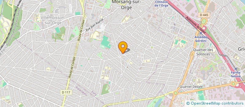 localisation de l'entreprise M H E à MORSANG-SUR-ORGE