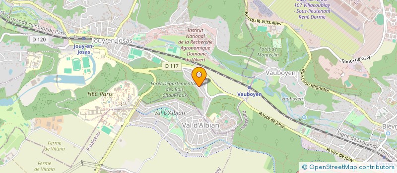 localisation de l'entreprise M&H G INVESTISSEMENT  JOUY-EN-JOSAS