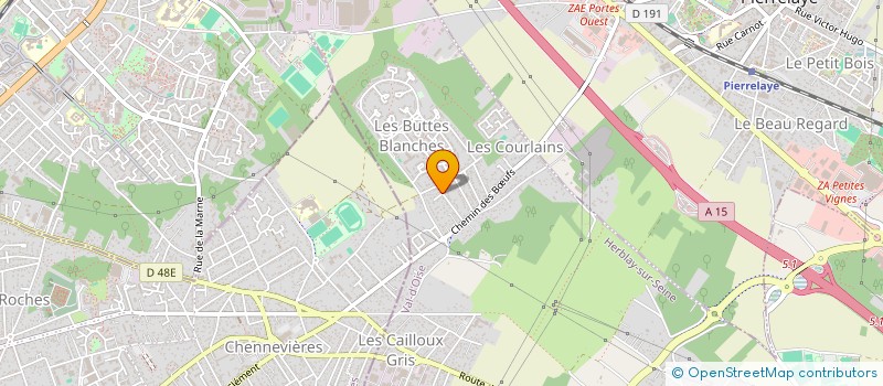 localisation de l'entreprise M&H HOLDING  HERBLAY-SUR-SEINE