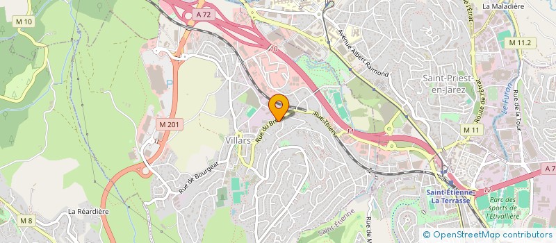 localisation de l'entreprise M & H IMMO à VILLARS