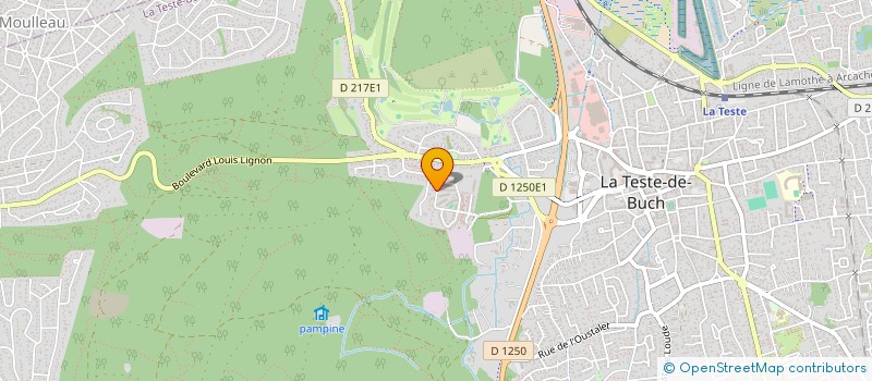 localisation de l'entreprise M&H IMMO  LA TESTE-DE-BUCH