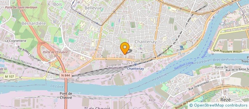 localisation de l'entreprise M H IMMOBILIER  NANTES