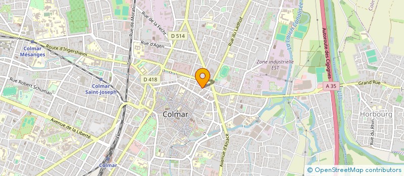 localisation de l'entreprise M.H IMMOBILIER  COLMAR