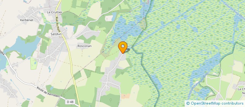 localisation de l'entreprise M & H INVEST  SAINT-ANDRE-DES-EAUX