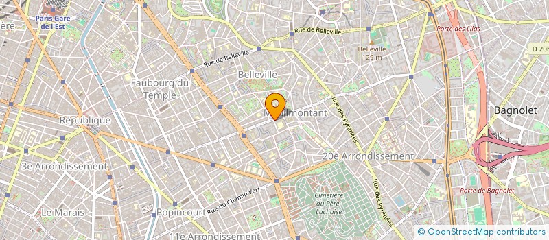 localisation de l'entreprise M&H INVESTISSEMENT à PARIS