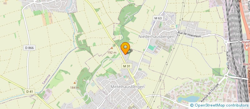 localisation de l'entreprise M.H.J.  MITTELHAUSBERGEN