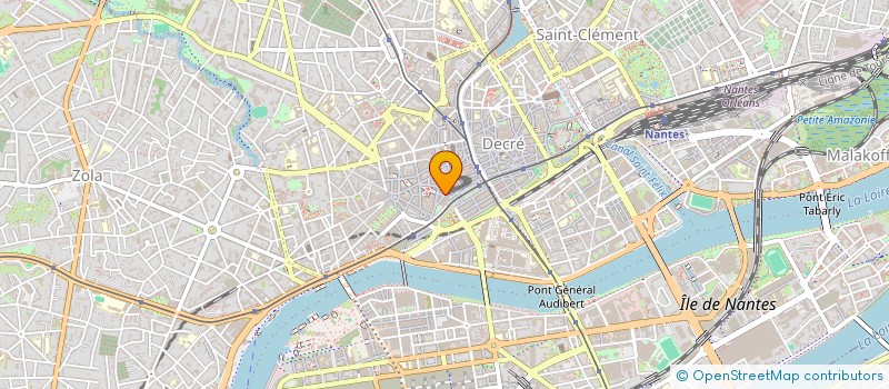 localisation de l'entreprise M.H.L.  NANTES