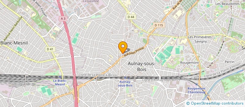 localisation de l'entreprise M.H.P. à AULNAY-SOUS-BOIS