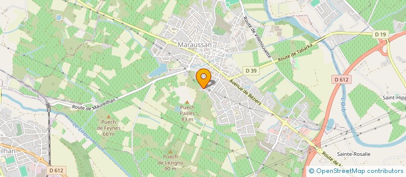 localisation de l'entreprise M.H.Q  MARAUSSAN