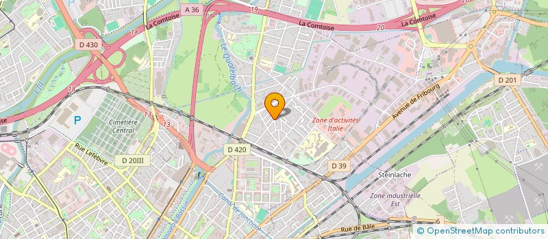 localisation de l'entreprise M.H. RENOV 68  ILLZACH