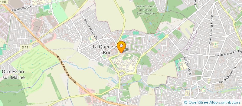 localisation de l'entreprise M & H RENOVATION  LA QUEUE-EN-BRIE