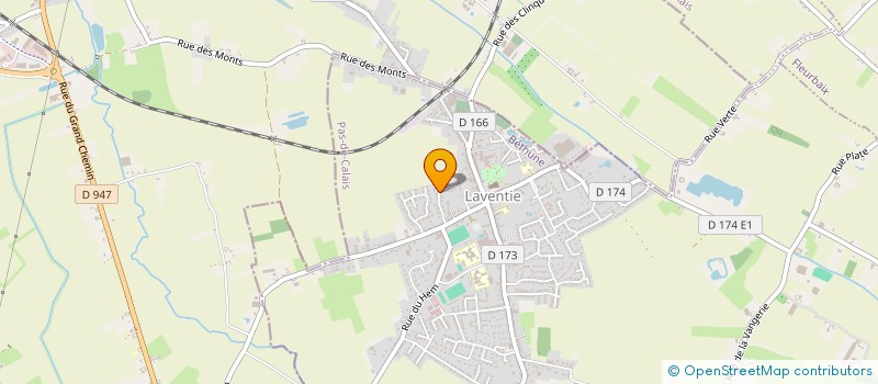 localisation de l'entreprise M.H.S ASSOCIES  LAVENTIE