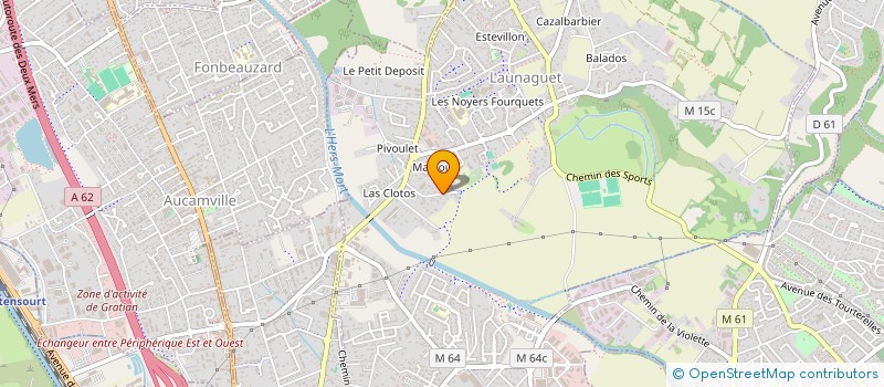 localisation de l'entreprise M&H SOLUTION à LAUNAGUET