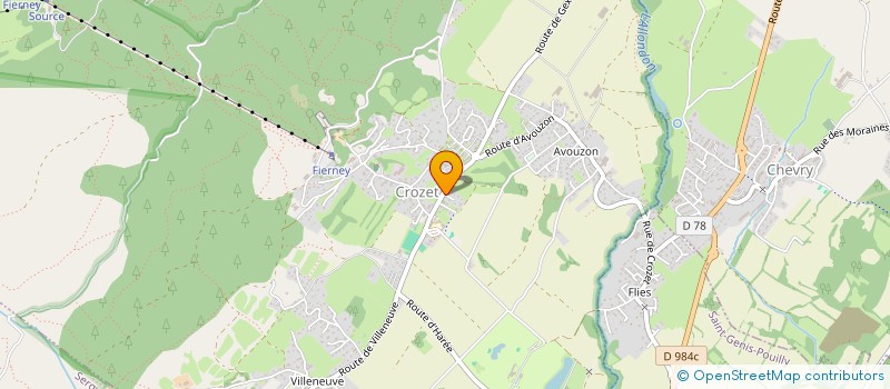 localisation de l'entreprise M&H WILKENS IMMOBILIER à CROZET