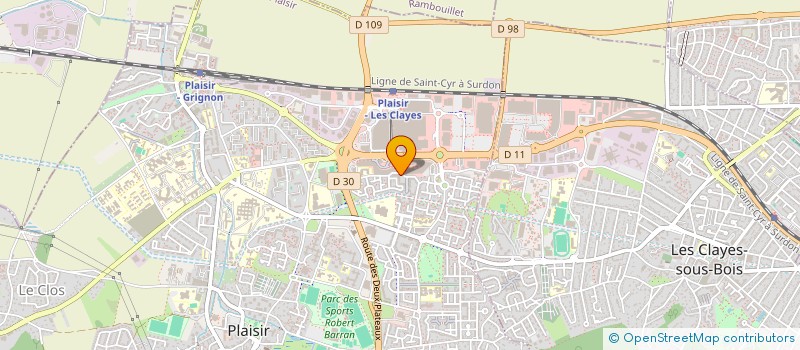 localisation de l'entreprise M.H.Y. à PLAISIR