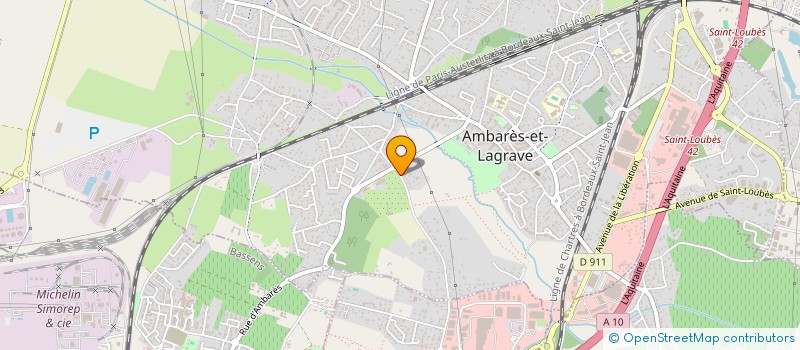 localisation de l'entreprise M HERNANDEZ à AMBARES-ET-LAGRAVE