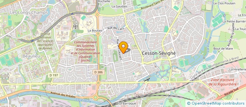 localisation de l'entreprise M.HOLDING à CESSON-SEVIGNE