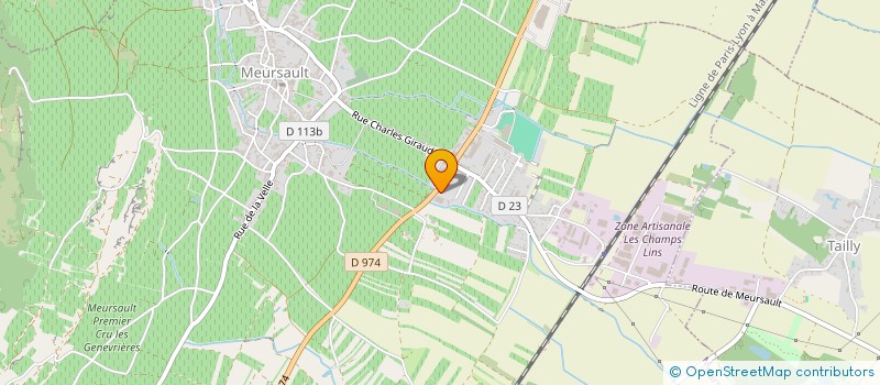 localisation de l'entreprise M HOLDING  MEURSAULT