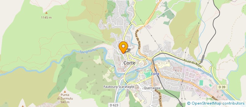 localisation de l'entreprise M'HOTEL DU FUSSATU à CORTE