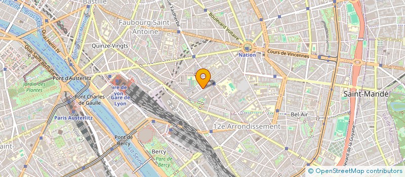 localisation de l'entreprise M & HW  PARIS