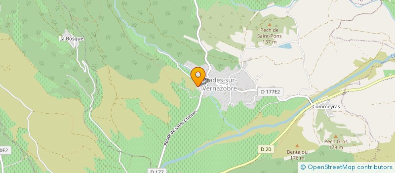 localisation de l'entreprise M I 2 T à PRADES-SUR-VERNAZOBRE