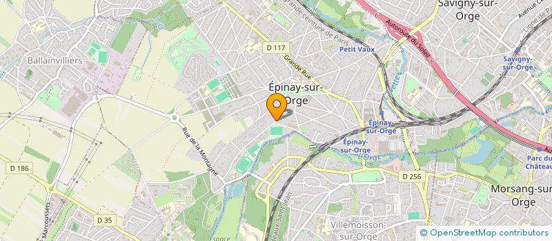 localisation de l'entreprise M.I  EPINAY-SUR-ORGE