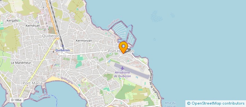localisation de l'entreprise M.I.A. à QUIBERON
