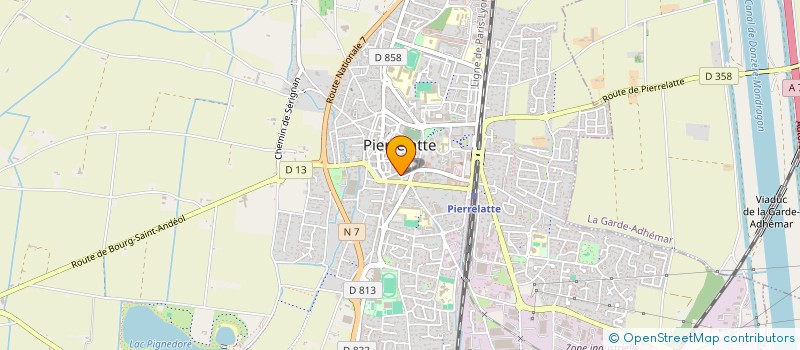 localisation de l'entreprise M I A à PIERRELATTE