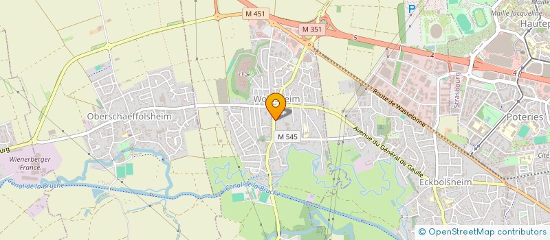localisation de l'entreprise M.I.A. EQUIPEMENTS à WOLFISHEIM