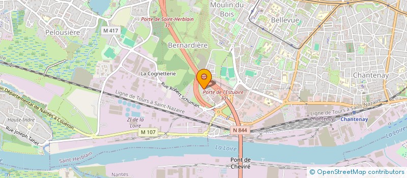 localisation de l'entreprise M.I.A.M.  SAINT-HERBLAIN