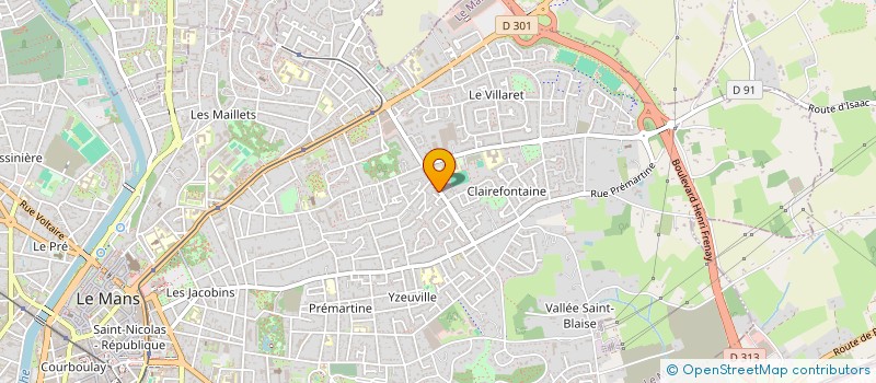 localisation de l'entreprise M.I.A.M. à LE MANS