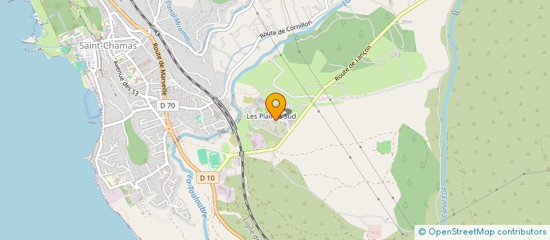 localisation de l'entreprise M.I.B  SAINT-CHAMAS