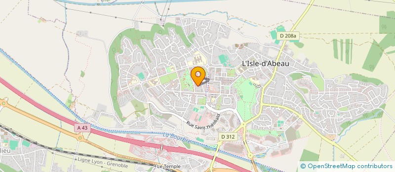 localisation de l'entreprise M.I.B ANTI CHUTES  L'ISLE-D'ABEAU