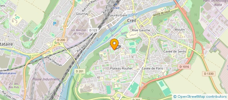 localisation de l'entreprise M.I.B CABLAGE à CREIL