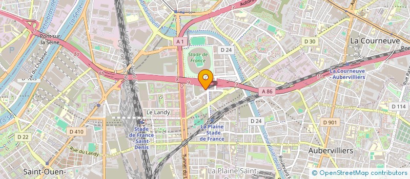 localisation de l'entreprise M.I.B ENTREPRISES à SAINT-DENIS