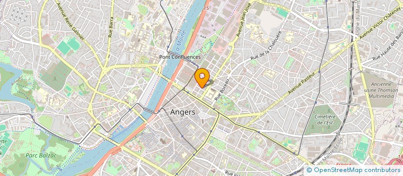 localisation de l'entreprise M.I.C. à ANGERS