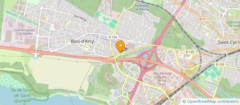 localisation de l'entreprise M.I.C.A  BOIS-D'ARCY